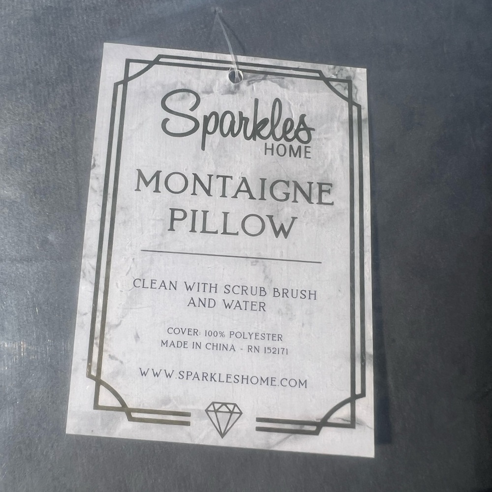 SPARKLES HOME BLING PILLOW , NIB - Picture 5 of 5